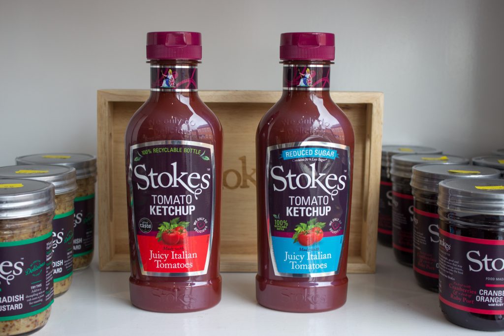 Stokes Squeezy Tomato Ketchup Reduced Sugar F. Doncaster